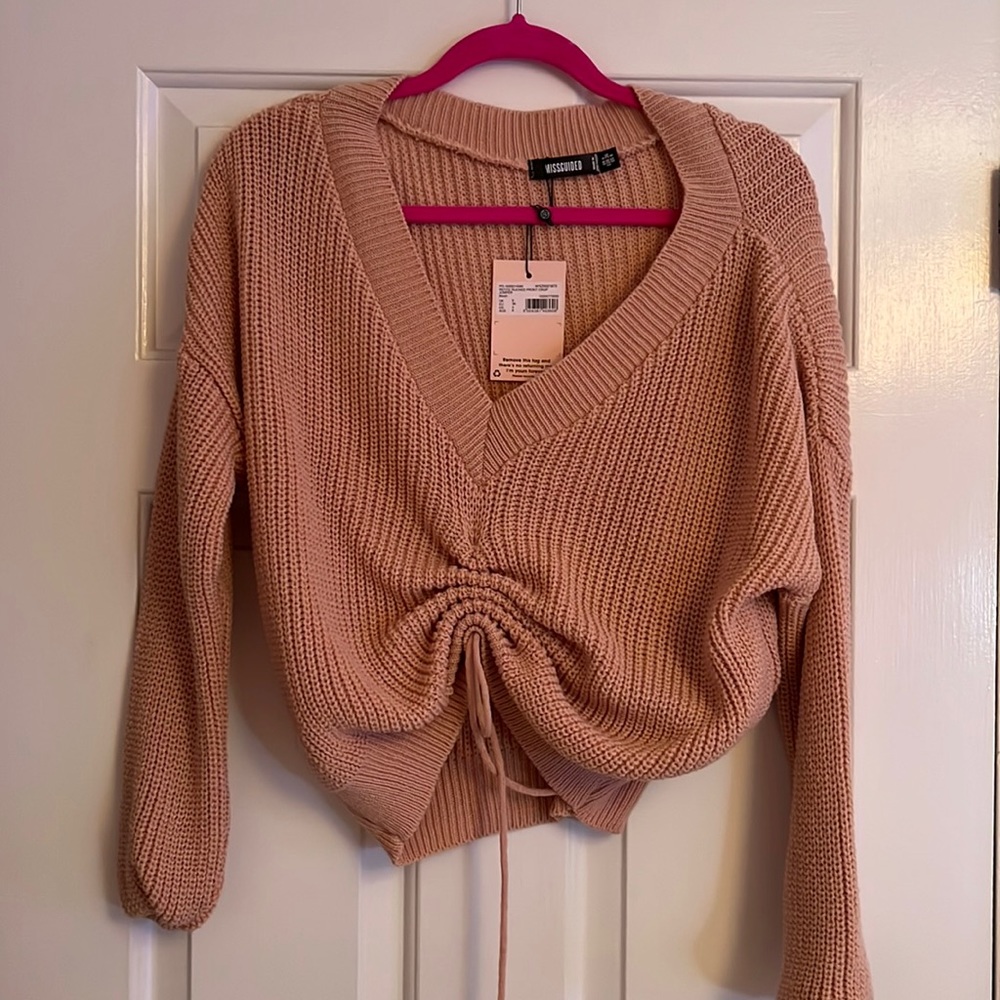 Missguided Ruched Sweater